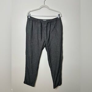 Open edit cropped mens trousers